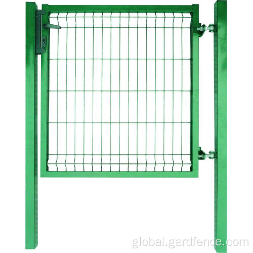 Gate for 3D Panel Powder Coated Garden Gate for 3D Panel Factory